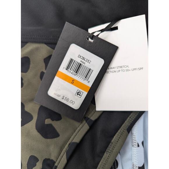 DKNY Swim Leopard Print Bikini Bottom High Waist - Picture 6 of 10